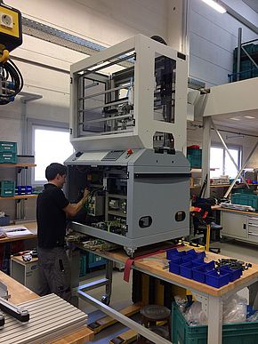 Lernfabrik: Montage Hochregallager