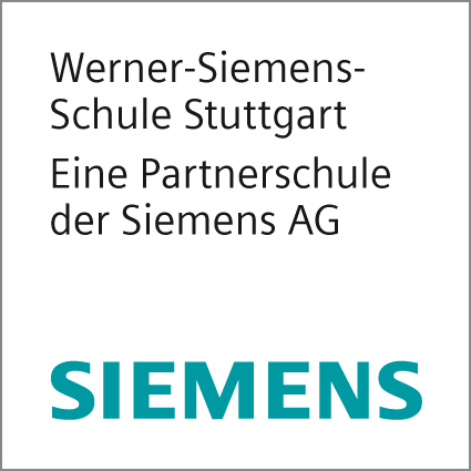 Kooperation mit der Siemens AG: Logo des Partnerschulprogrammes
